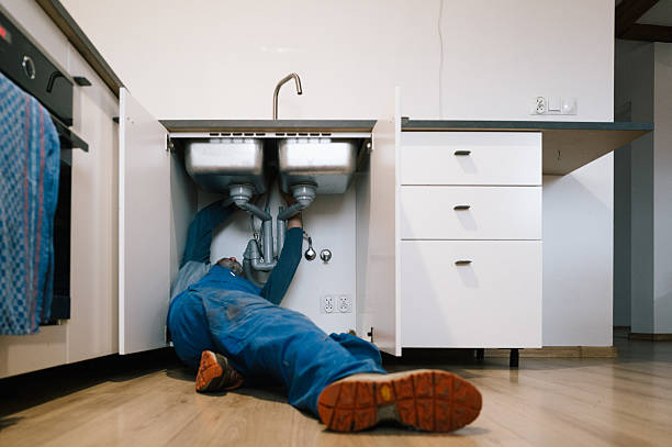 Professional Drain Cleaning technician working in Imlay City, MI